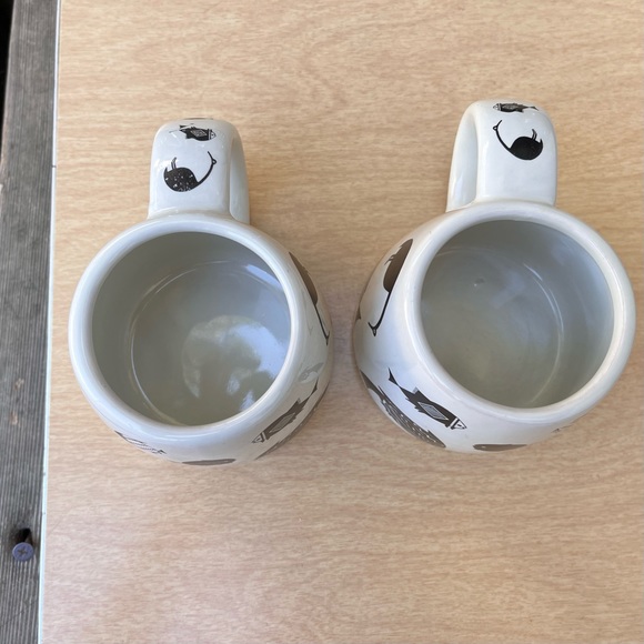 The Treasure Chest Vintage 1998 Mimbres Fish Mug Design #215 Set Of 2 - Picture 7 of 16